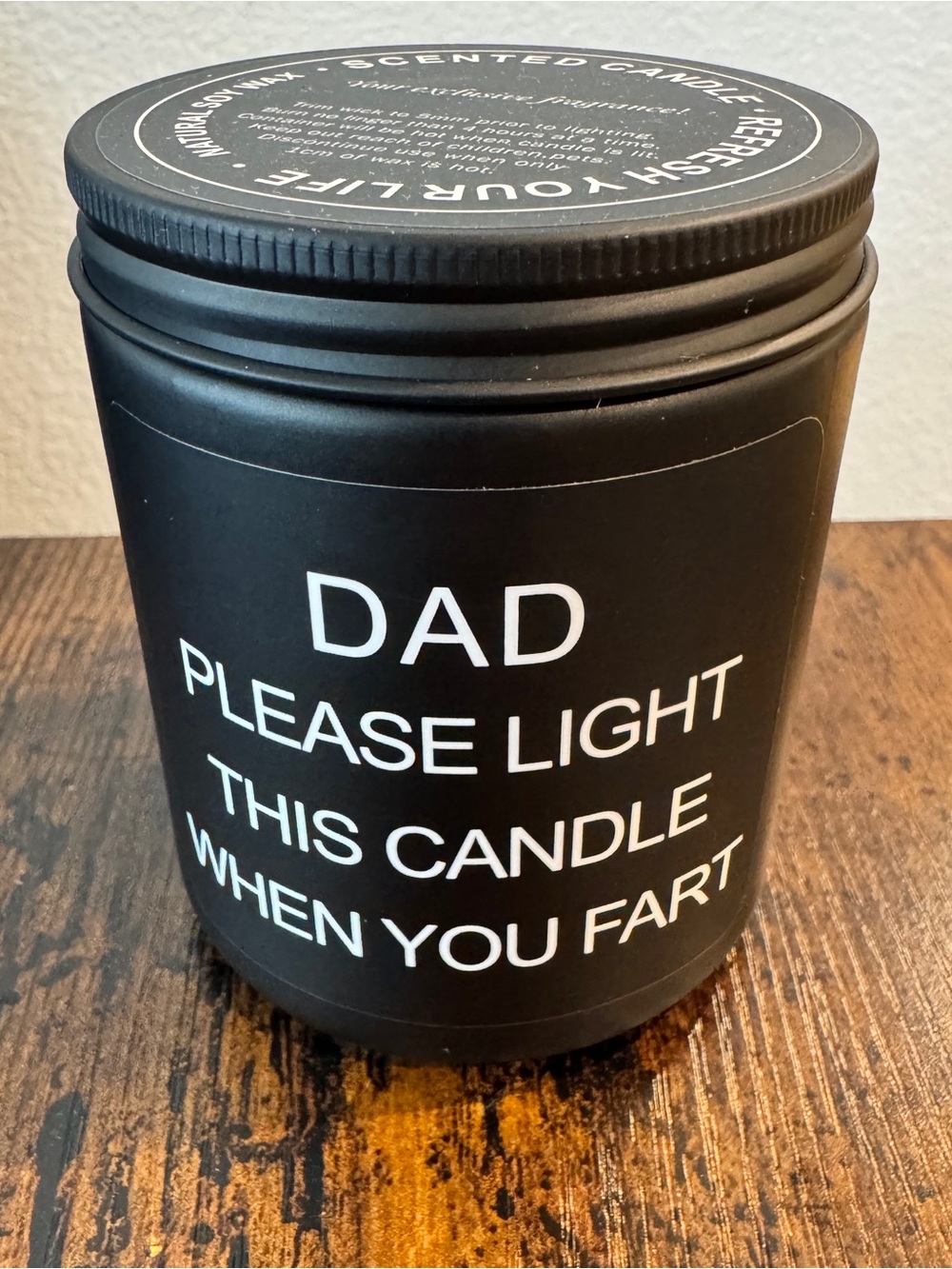 DAD Funny Gift - Scented Candle Jar